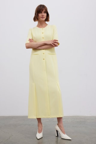 Robe longue - Jaune pâle