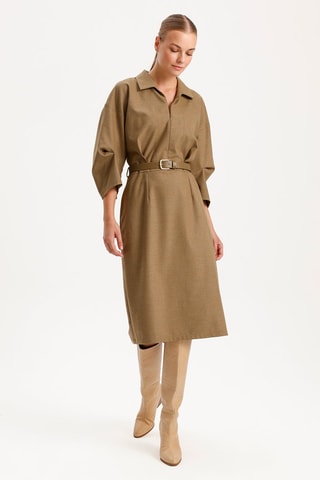 Robe droite - Beige