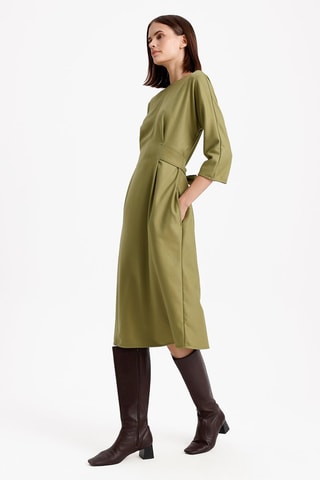 Robe droite - Vert olive
