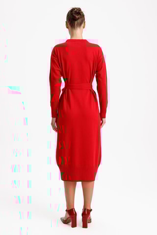 Robe midi - Rouge