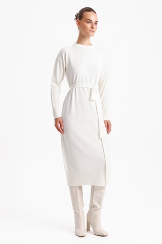 Robe midi - Ecru