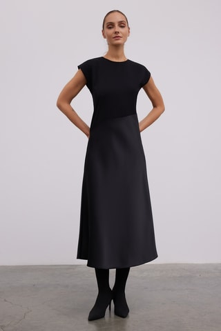 Robe midi - Noir