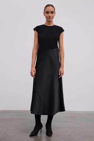 Robe midi - Noir