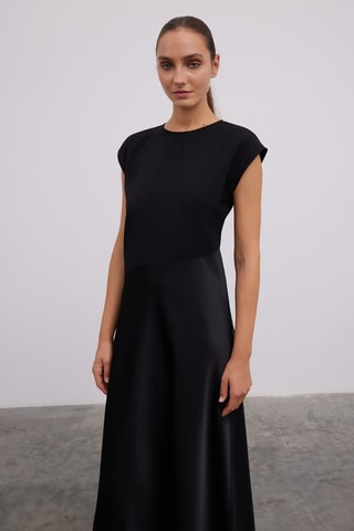 Robe midi - Noir
