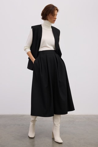 Gilet de costume sans manches - Noir