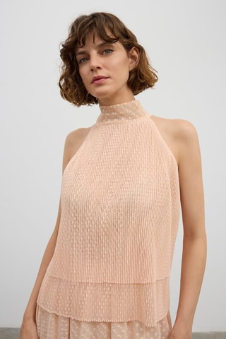 Top en dentelle - Rose