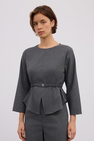 Blouse - Gris foncé