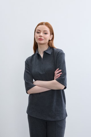 Blouse - Gris foncé