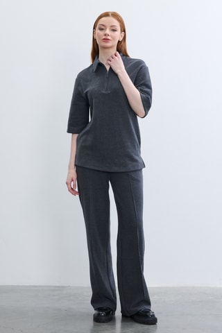 Blouse - Gris foncé