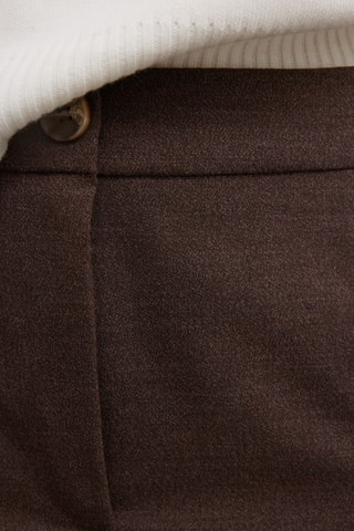 Jupe longue plissée - Marron