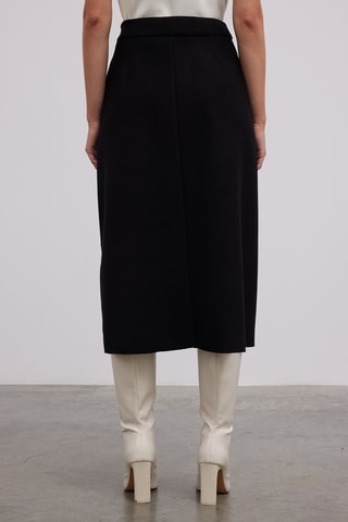 Jupe droite - Noir