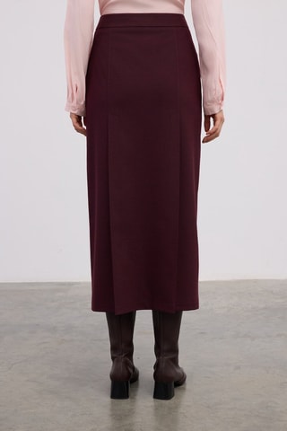 Jupe longue - Bordeaux