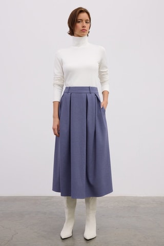 Jupe longue - Indigo