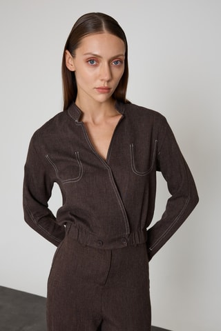 Veste - Marron foncé