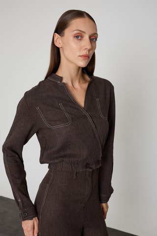 Veste - Marron foncé