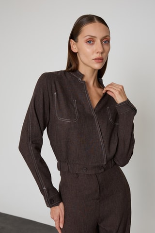 Veste - Marron foncé