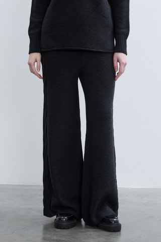 Pantalon wide legs - Noir