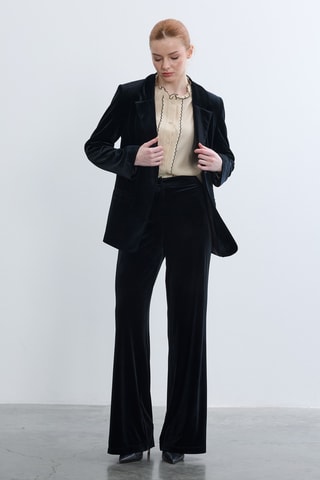 Pantalon relaxed - Noir