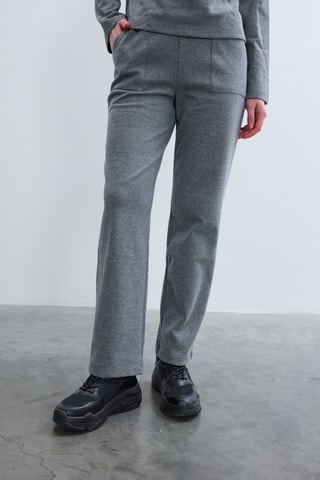 Pantalon droit - Anthracite chiné