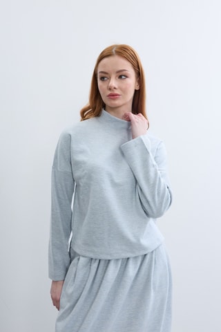Blouse - Bleu clair chiné