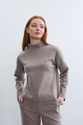 Blouse - Taupe chiné