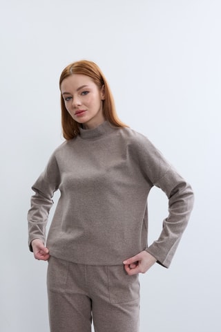 Blouse - Taupe chiné