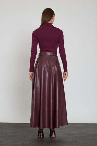 Jupe longue - Bordeaux