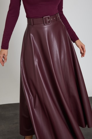Jupe longue - Bordeaux