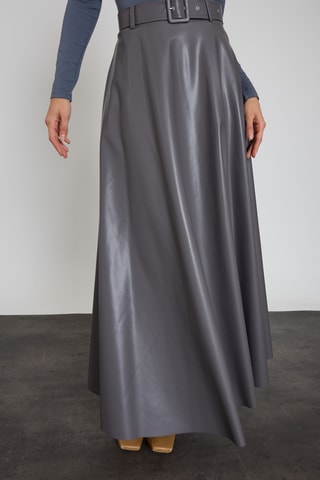 Jupe longue - Gris