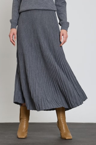 Jupe midi - Anthracite