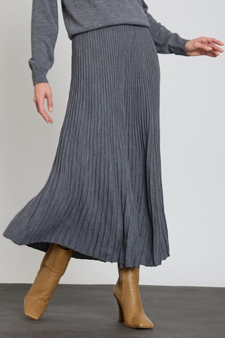 Jupe midi - Anthracite