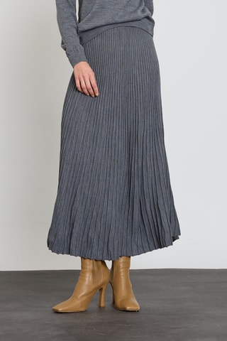 Jupe midi - Anthracite