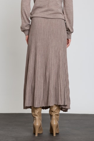 Jupe midi - Taupe