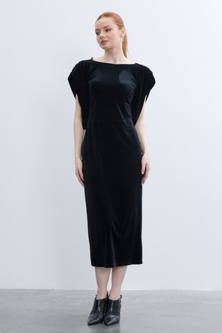 Robe fourreau - Noir