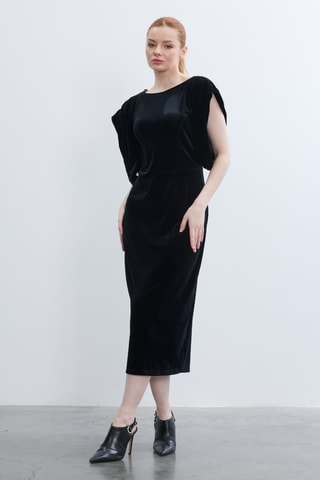 Robe fourreau - Noir