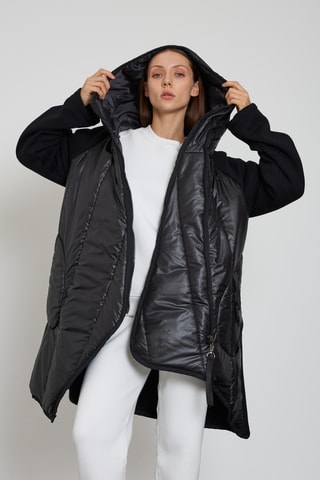 Parka à capuche - Noir