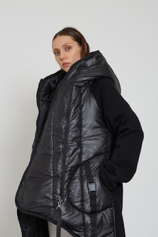Parka à capuche - Noir