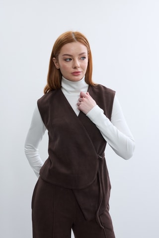Gilet sans manches - Marron