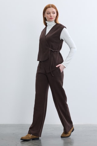 Gilet sans manches - Marron