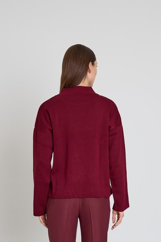 Pull oversize - Bordeaux