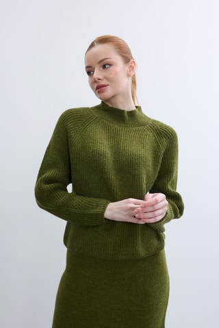 Pull - Vert olive