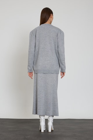 Pull et jupe longue - Gris