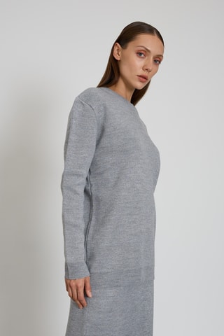 Pull et jupe longue - Gris