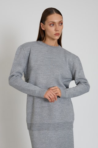 Pull et jupe longue - Gris