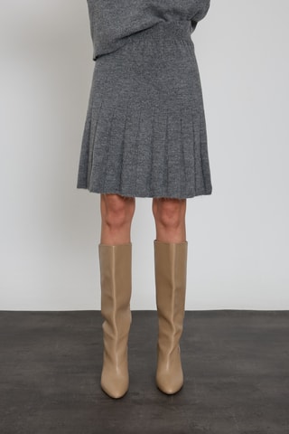 Pull et jupe plissée - Anthracite