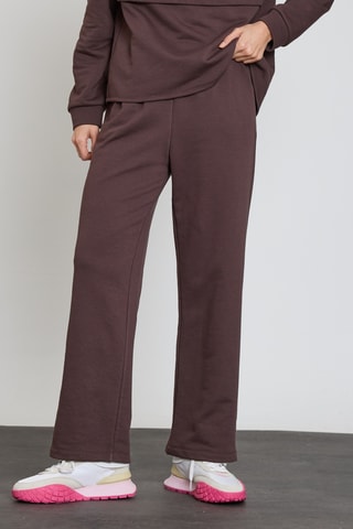 Pantalon wide legs - Marron