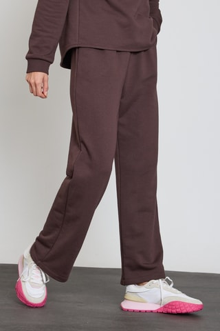 Pantalon wide legs - Marron