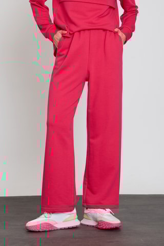 Pantalon wide legs - Fuchsia