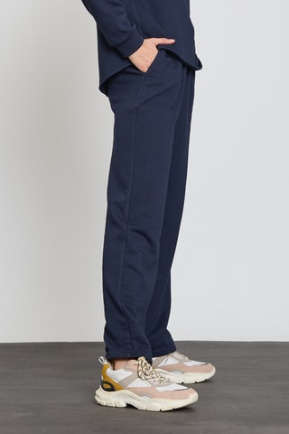 Pantalon wide legs - Bleu marine