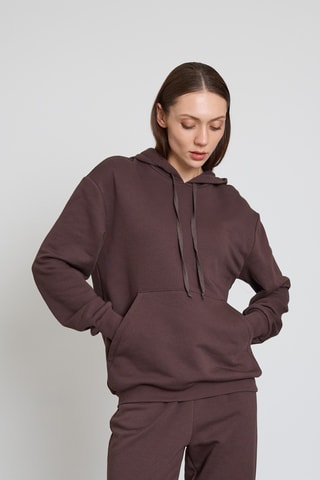 Sweat à capuche - Marron